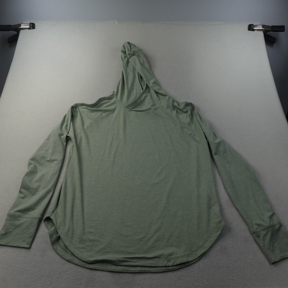 REI Co-op Sahara Shade Hoodie Womens XL Green UPF 50 Sun Shirt Hiking 184879
